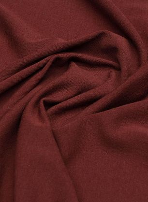 Трикотаж шерсть дабл (о) коричнево-бордовый - в интернет-магазине тканей Тессутидея арт. 15-1086