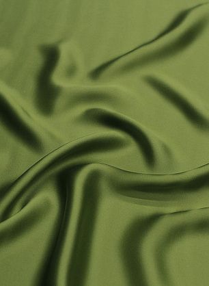 Шелк атлас (о) зеленый - в интернет-магазине тканей Тессутидея арт. 10-3176