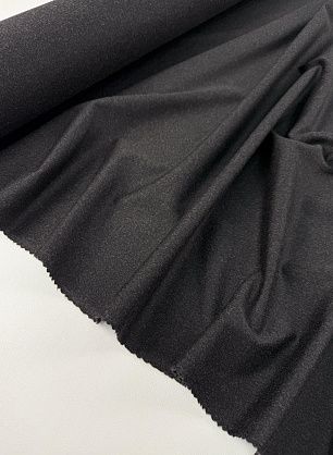 Костюмная ангора+шерсть (о) черно-серая  - в интернет-магазине тканей Тессутидея арт. 05-5172