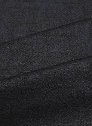 Костюмная шерсть+шелк (н) черно-синяя стилизованная елочка - в интернет-магазине тканей Тессутидея арт. 05-4966