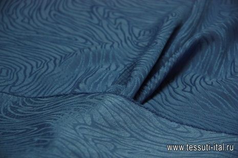 Жаккард (о) светло-синий ш-130см - итальянские ткани Тессутидея арт. 03-3618