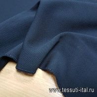 Костюмная репс стрейч (о) черная - итальянские ткани Тессутидея арт. 05-2453