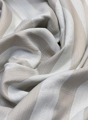 Шанель с люрексом (н) бело-бронзовая полоска - в интернет-магазине тканей Тессутидея арт. 03-6026