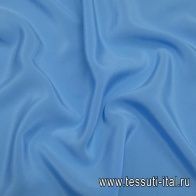 Крепдешин (о) голубой - итальянские ткани Тессутидея арт. 10-1886