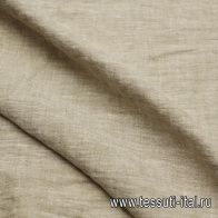 Лен (о) бежевый меланж - итальянские ткани Тессутидея арт. 16-1058