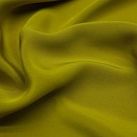 Шелк кади (о) горчичный - итальянские ткани Тессутидея арт. 02-7565