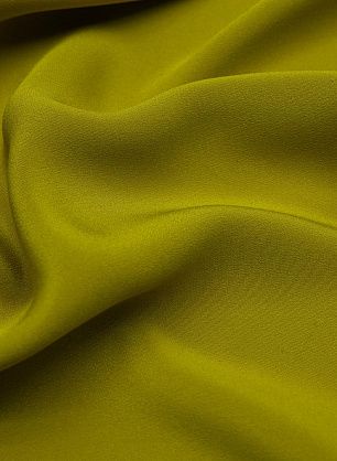 Шелк кади (о) горчичный - в интернет-магазине тканей Тессутидея арт. 02-7565