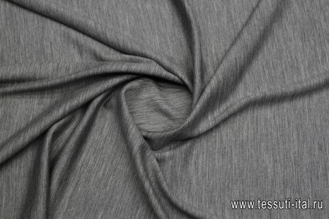 Джерси шерсть (о) серое - итальянские ткани Тессутидея арт. 15-1111
