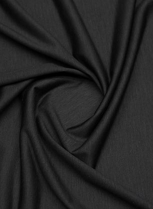 Трикотаж вискоза+шелк (о) черный - в интернет-магазине тканей Тессутидея арт. 14-1742