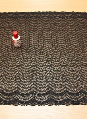 Кружевное полотно черное - в интернет-магазине тканей Тессутидея арт. 13-0180