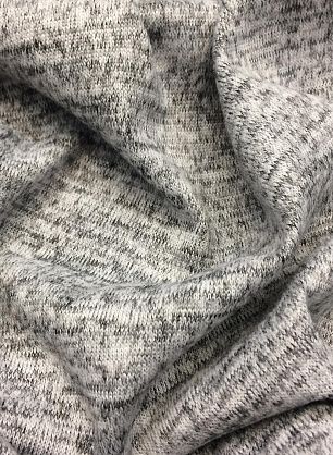 Трикотаж (о) серый меланж - в интернет-магазине тканей Тессутидея арт. 13-1309