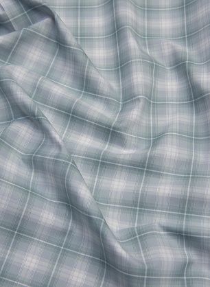 Сорочечная (н) светло-серо-зеленая клетка - в интернет-магазине тканей Тессутидея арт. 01-6224