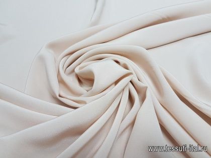 Крепдешин (о) бежево-розовый - итальянские ткани Тессутидея арт. 02-6371