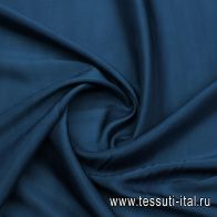 Подкладочная стрейч (о) темно-бирюзовая - итальянские ткани Тессутидея арт. 07-1513