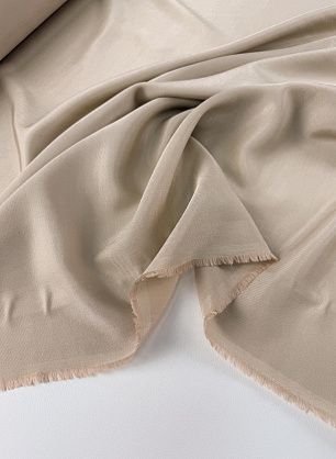 Подкладочная вискоза твил (о) светло-бежевая - в интернет-магазине тканей Тессутидея арт. 08-1643