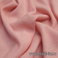 Плательная фактурная (о) розовая - итальянские ткани Тессутидея арт. 05-3688