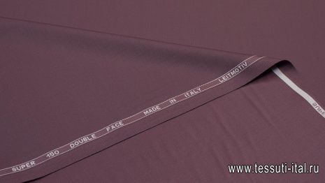 Плательная шерсть супер (о) Leitmotiv фиолетово-серая - итальянские ткани Тессутидея арт. 17-0355