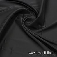 Подкладочная стрейч (о) черная - итальянские ткани Тессутидея арт. 08-1464