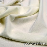 Жаккард (н) орнамент айвори на белом - итальянские ткани Тессутидея арт. 01-4746