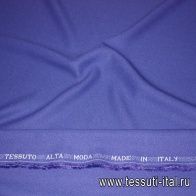 Плательная вискоза креп (о)  Leitmotiv сиренево-голубая - итальянские ткани Тессутидея арт. 04-0698
