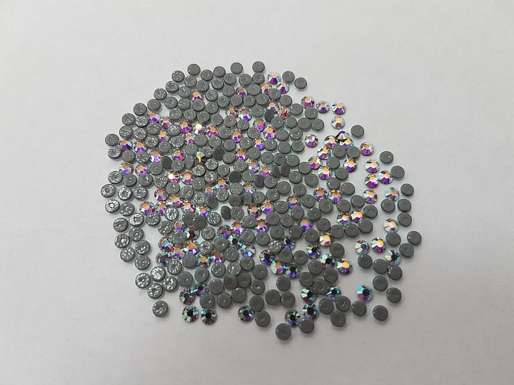 Стразы Swarovski цветные - итальянские ткани Тессутидея арт. F-2841