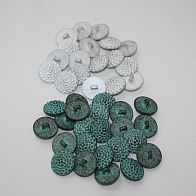 Пуговица пластик на ножке винтажная в ассортименте d-20mm Roberto Cavalli - итальянские ткани Тессутидея арт. F-2428