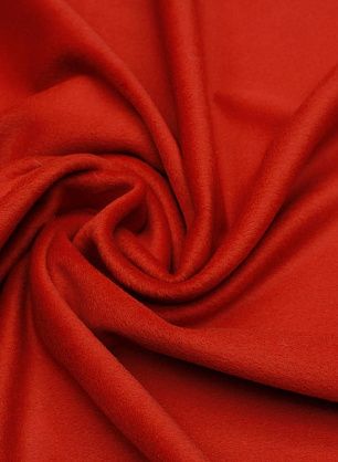 Пальтовая велюр (о) красная - в интернет-магазине тканей Тессутидея арт. 09-2023