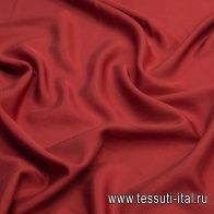 Подкладочная диагональная (о) темно-красная - итальянские ткани Тессутидея арт. 08-1088