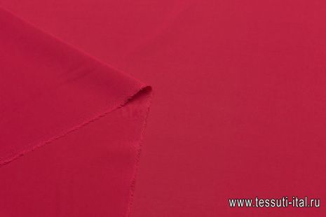 Крепдешин (о) брусничный - итальянские ткани Тессутидея арт. 10-2987