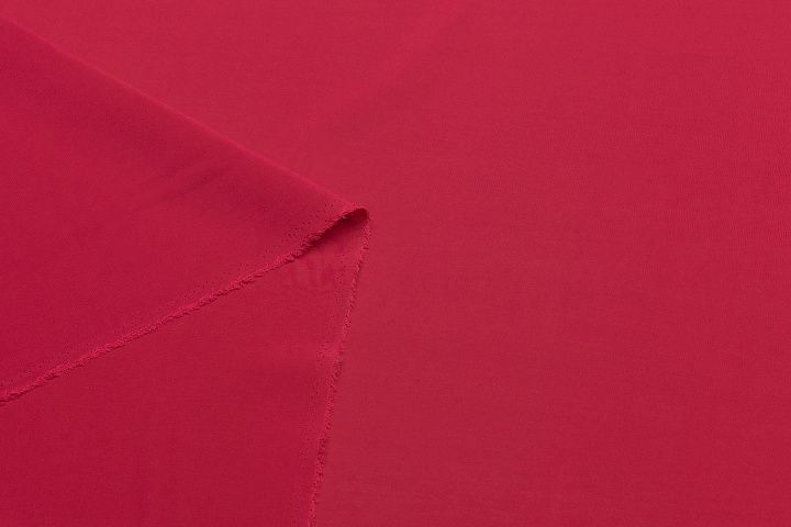 Крепдешин (о) брусничный - итальянские ткани Тессутидея арт. 10-2987