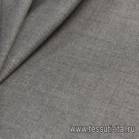 Костюмная продублированная (о) светло-серая меланж - итальянские ткани Тессутидея арт. 05-3756