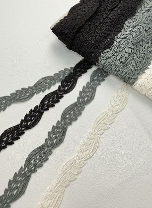 Тесьма макраме веточки (о) в ассортименте 1,5см - в интернет-магазине тканей Тессутидея арт. 03-2105