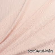 Трикотаж фактурный (о) светло-розово-бежевый - итальянские ткани Тессутидея арт. 13-1538