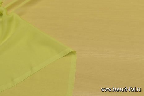 Шифон (о) ярко-желтый - итальянские ткани Тессутидея арт. 10-2993