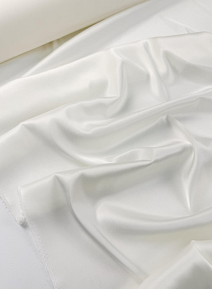 Шелк атлас стрейч (о) айвори - в интернет-магазине тканей Тессутидея арт. 10-4968