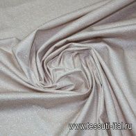 Плательная стрейч (н) бело-розовый орнамент - итальянские ткани Тессутидея арт. 01-2791