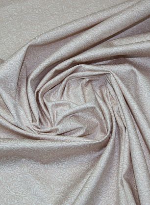 Плательная стрейч (н) бело-розовый орнамент - в интернет-магазине тканей Тессутидея арт. 01-2791