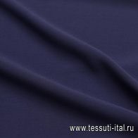 Плательная кади (о) темно-синяя - итальянские ткани Тессутидея арт. 03-7420