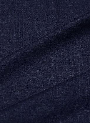 Костюмная шерсть+шелк (о) темно-синяя меланж - в интернет-магазине тканей Тессутидея арт. 05-4861