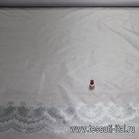 Тафта купон (1,53м) (н) серая - итальянские ткани Тессутидея арт. 02-4758