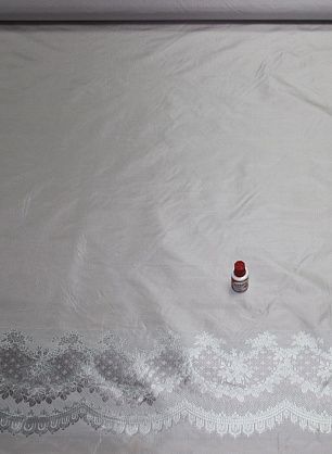 Тафта купон (1,53м) (н) серая - в интернет-магазине тканей Тессутидея арт. 02-4758