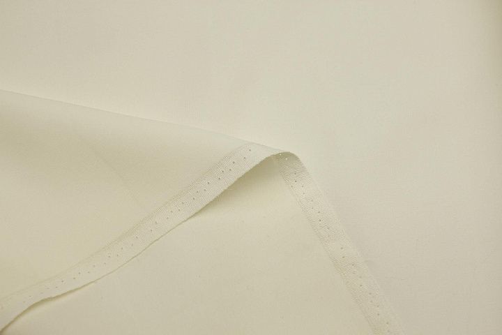 Шелк кади (о) молочный - итальянские ткани Тессутидея арт. 10-4642