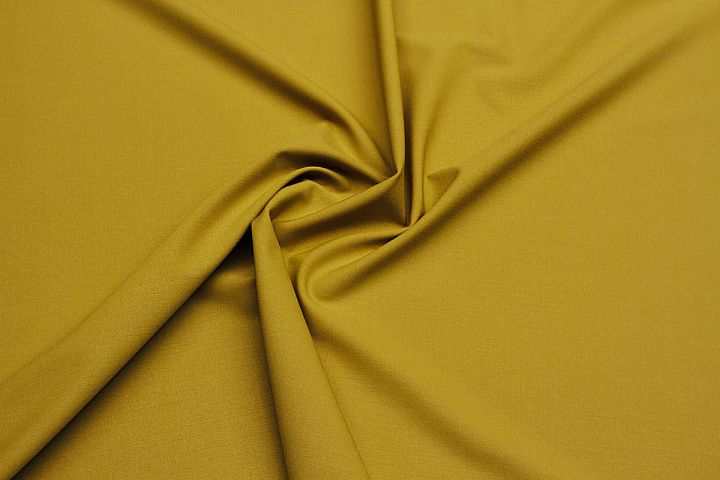 Костюмная стрейч (о) охра - итальянские ткани Тессутидея арт. 05-4634