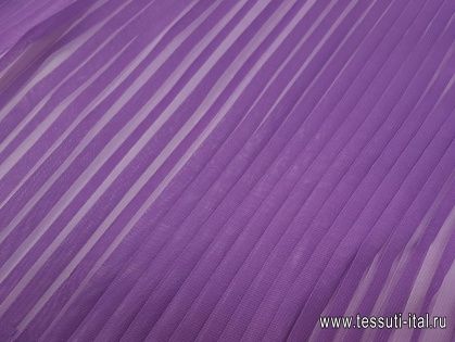Плиссе (о) фиолетовое - итальянские ткани Тессутидея арт. 03-6381