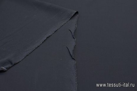 Крепдешин стрейч (о) графитовый - итальянские ткани Тессутидея арт. 02-9032