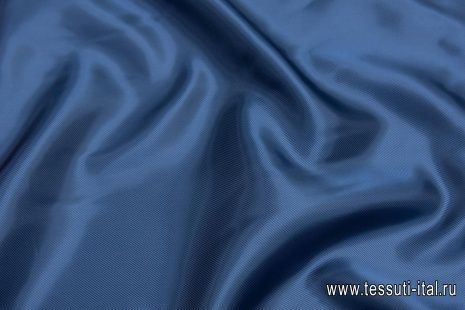 Подкладочная твил (о) синяя  - итальянские ткани Тессутидея арт. 08-1133