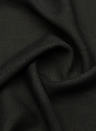 Лен сорочечный (о) черный - в интернет-магазине тканей Тессутидея арт. 16-0987