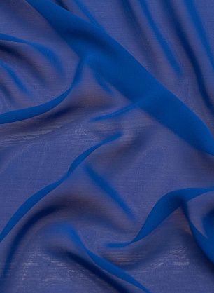 Шифон (о) васильковый - в интернет-магазине тканей Тессутидея арт. 10-2750