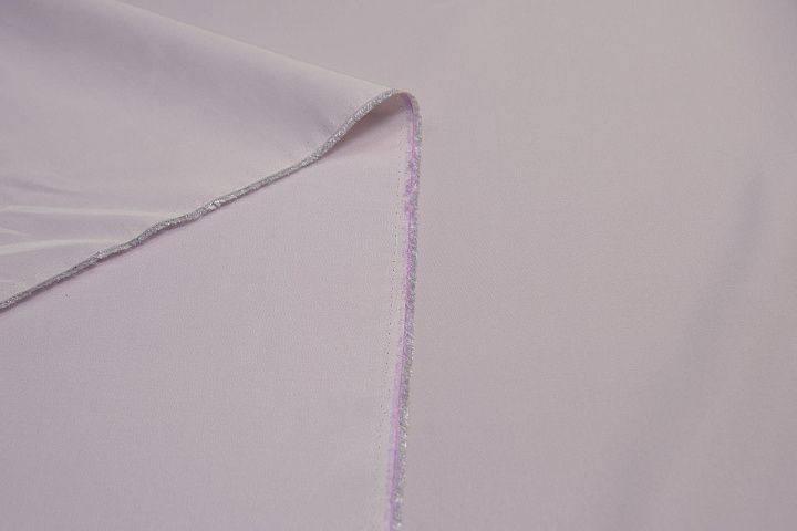 Тафта с люрексом (о) бело-сиреневая - итальянские ткани Тессутидея арт. 10-1184