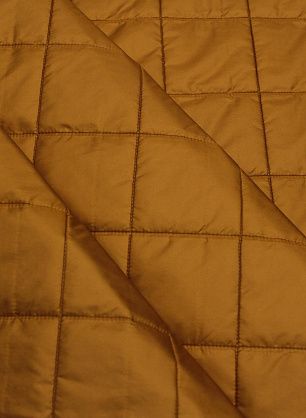 Плащевая стежка дабл с водоотталкивающим покрытием 480 г/м (о) темно-коричневая/светло-коричневая - в интернет-магазине тканей Тессутидея арт. 11-0525